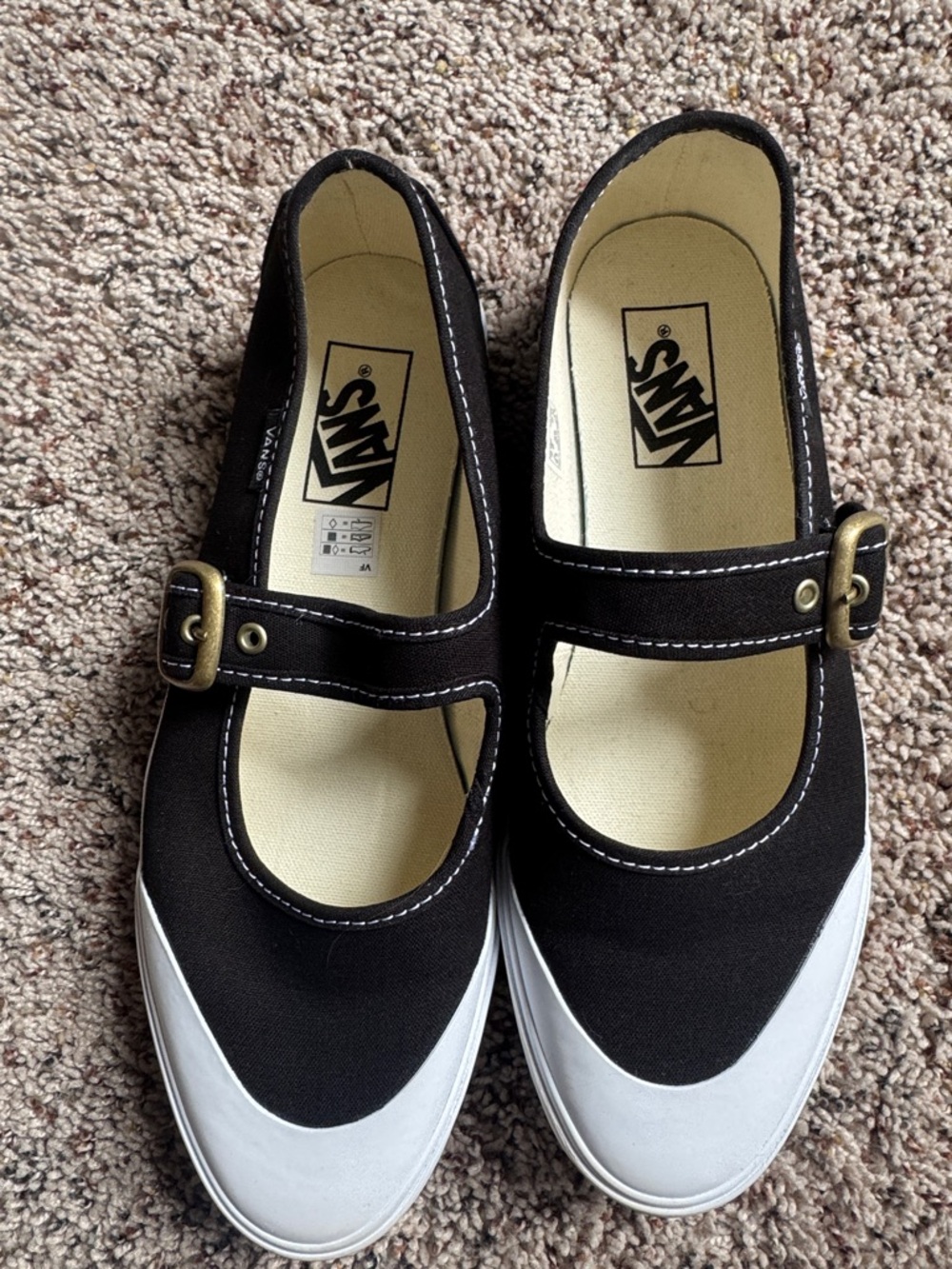 Vans Black Canvas Mary Jane